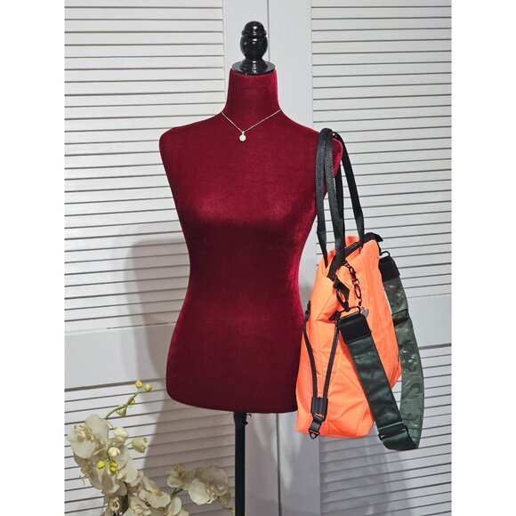 IHKWIP Women's Neon Orange Shawn Killinger X Haute Tote With Guitar Strap 2923 - Picture 10 of 13